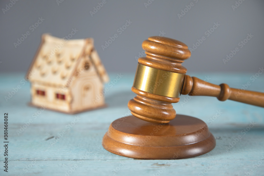 the hammer and model house