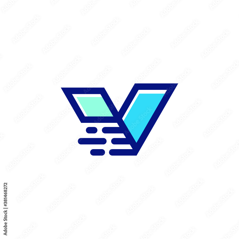 V logo vector alphabet icon illustrations V logo vector alphabet icon illustrations