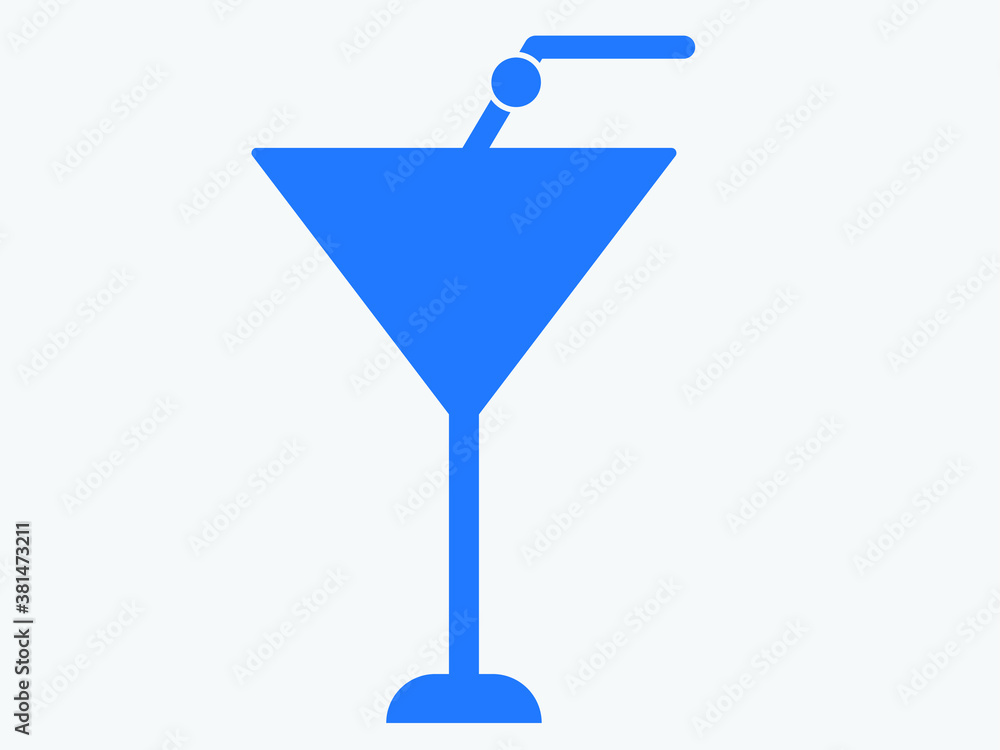 Cocktail icon vector Cocktail icon vector