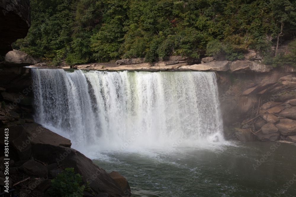 Cumberland falls outdoors in the sunshine Cumberland falls outdoors in the sunshine
