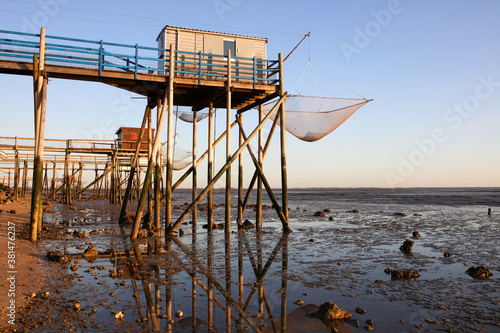 fisherman's huts French Atlantic coast 