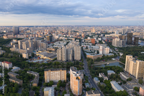 Moscow from a bird's eye view