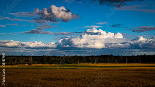 panorama of the clouds