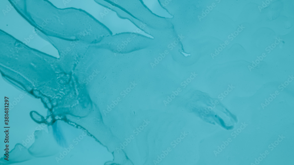 Fototapeta premium Watercolour Color Wallpaper. Green Pastel Flow 