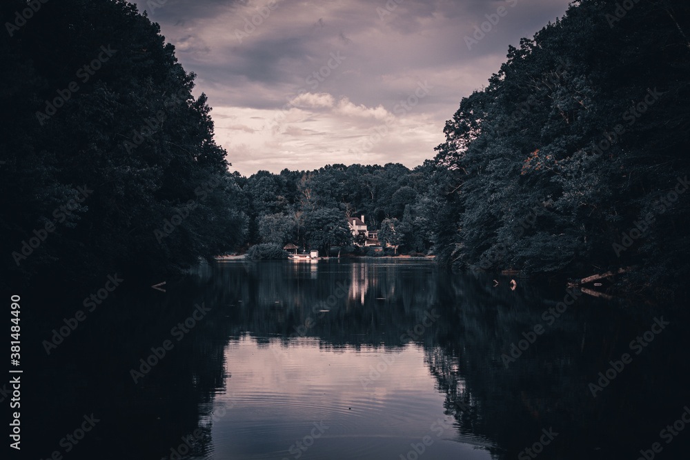 Obraz premium sky on the lake