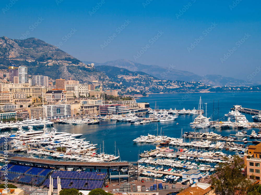 View of Monte Carlo, Principality of Monaco