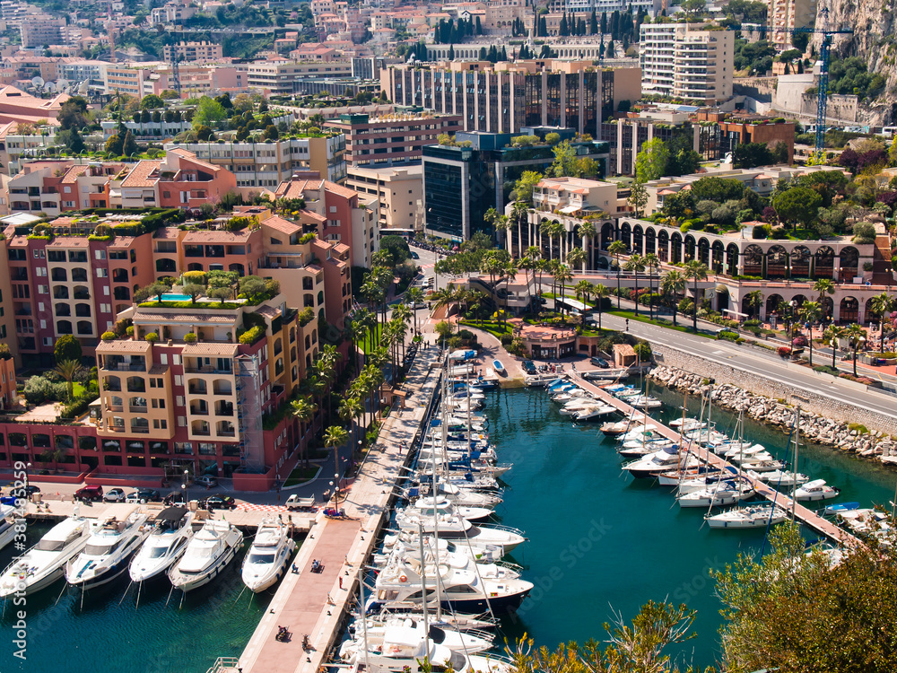 View of Monaco Fontvieille