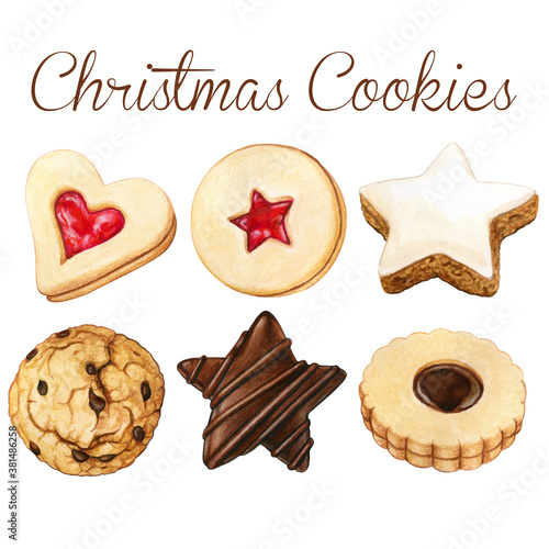 Watercolro high quality christmas cookies