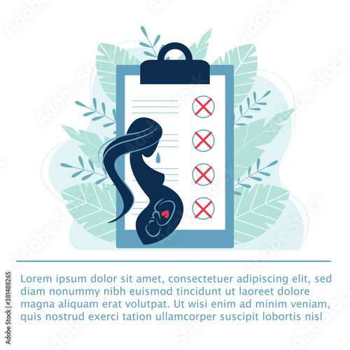 pregnancy loss, abortion, Miscarriage concept. Woman is crying in hospital or clinic. She lost her child. Flat Vector illustration.