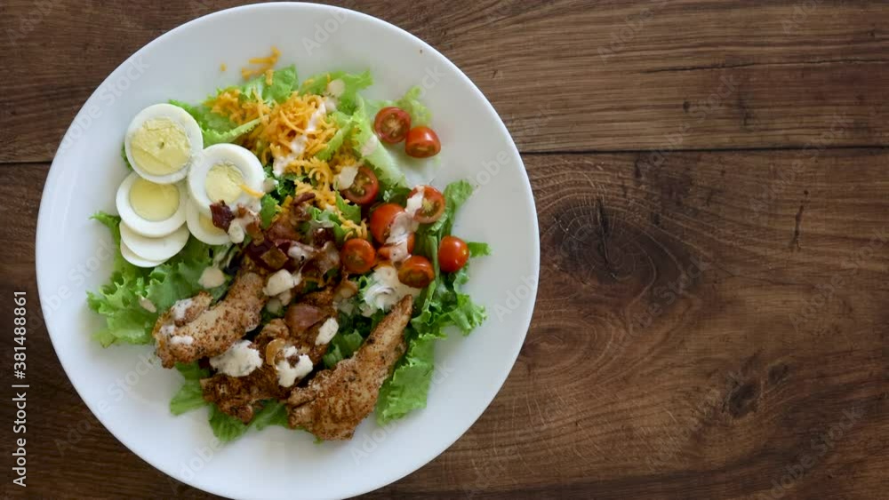 Rotating Grilled Chicken Cobb Salad Rotating Grilled Chicken Cobb Salad