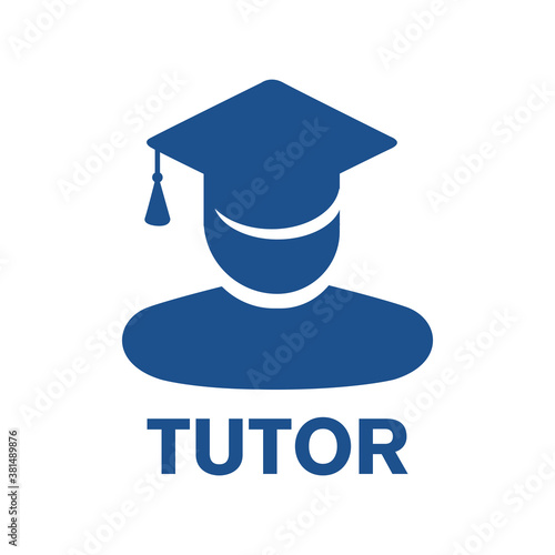 Vector logo of a tutor and educational courses