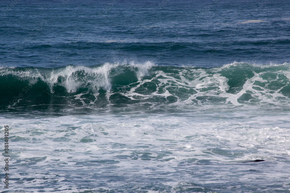 Fototapeta premium Ocean waves on the shore