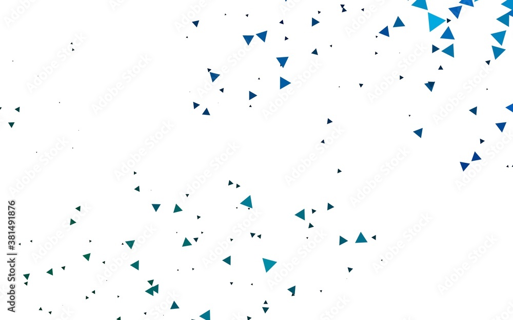 Light BLUE vector template with crystals, triangles. Decorative design in abstract style with triangles. Pattern for busines ad, booklets, leaflets Light BLUE vector template with crystals, triangles. Decorative design in abstract style with triangles. Pattern for busines ad, booklets, leaflets