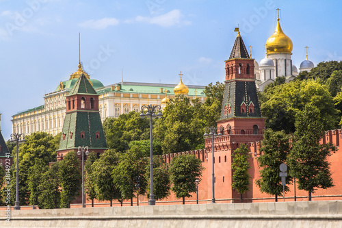 Moscow Kremlin Wall panorama