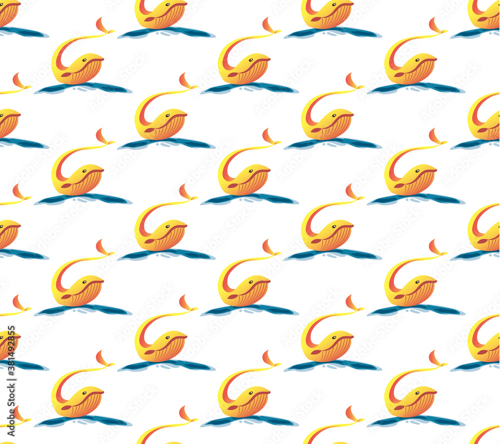 Earth day, planet day. Pattern with sea whales. Pattern for kids Earth day, planet day. Pattern with sea whales. Pattern for kids