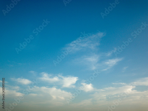 blue sky with clouds