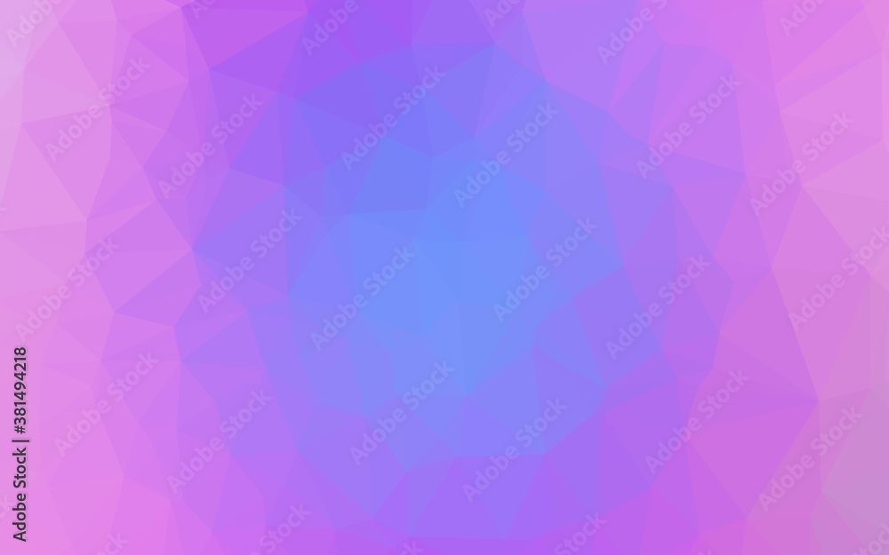 Light Pink, Blue vector blurry triangle texture. A completely new color illustration in a vague style. Brand new style for your business design. Light Pink, Blue vector blurry triangle texture. A completely new color illustration in a vague style. Brand new style for your business design.