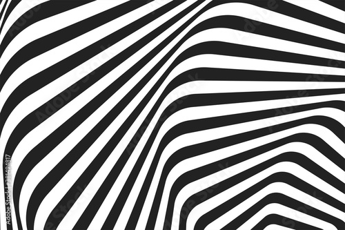 Geometric classic with diagonal black and white stripe line background