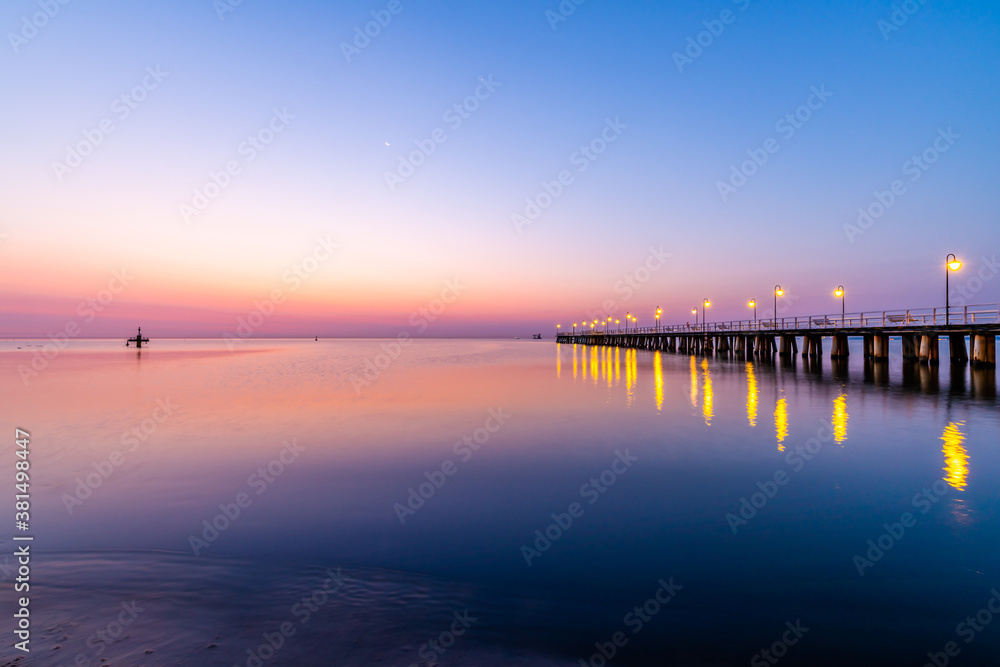 Fototapeta premium Pier in Gdynia-orłowo