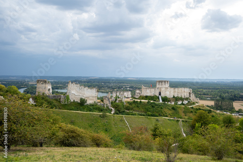 Château Gaillard Burganlage im Zentrum des Vexin normand im Département Eure in der Normandie in Les Andelys