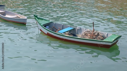 fishing boats on the river