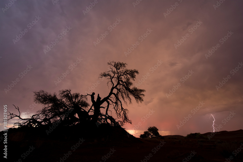 Lightning Storm, Sossusvlei, Namib Naukluft National Park, Namibia