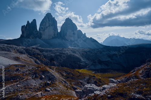 View from the tour around the Three Peaks of Lavaredo © marcobortignon