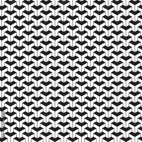 Seamless Japanese decorative pattern background