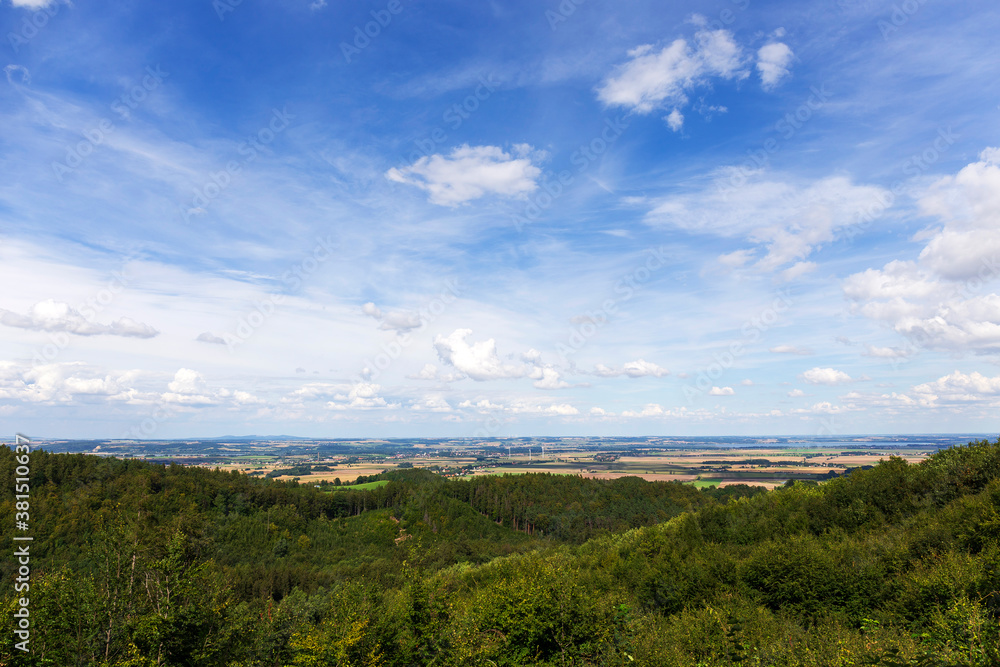 Beautiful clean Landscape in the Rychlebske Mountains, Northern Moravia, Czech Republic