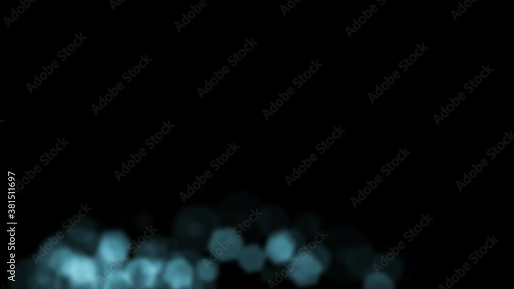 Vidéo bokeh ou flou d'arrière plan fond cercles particules lumière colorées