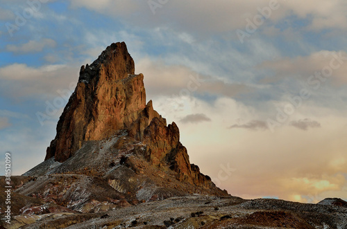 sunset in the mountains