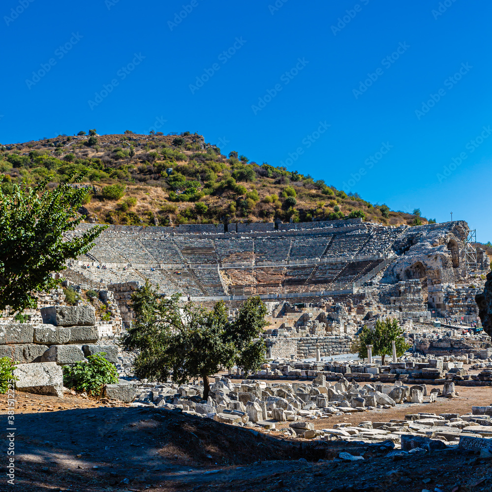 Ruins of the Greek city of Ephesus in Turkey