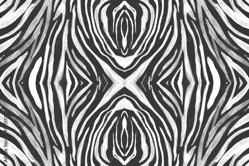 Seamless Zebra Lines. Abstract Safari Design. Seamless Zebra Lines. Abstract Safari Design.