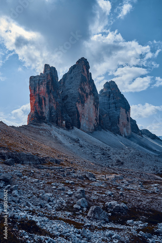 View from the tour around the Three Peaks of Lavaredo