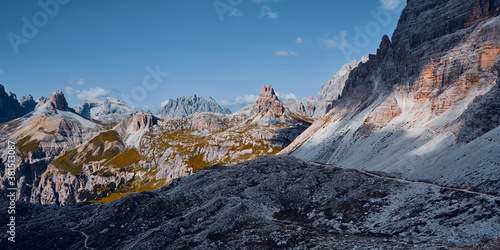 View from the tour around the Three Peaks of Lavaredo © marcobortignon