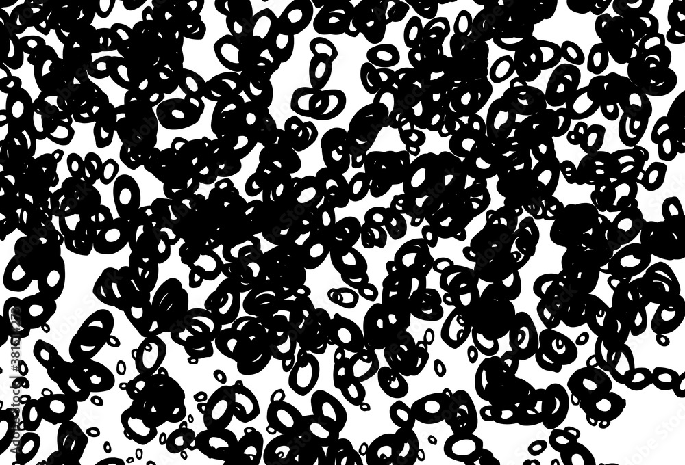 Black and white vector layout with circle shapes. Black and white vector layout with circle shapes.