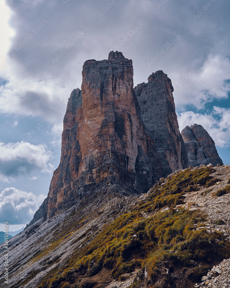 View from the tour around the Three Peaks of Lavaredo View from the tour around the Three Peaks of Lavaredo