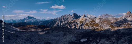 View from the tour around the Three Peaks of Lavaredo