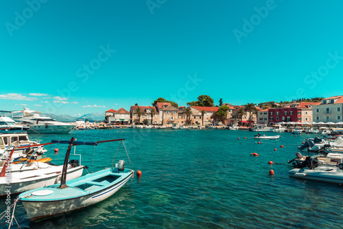 Bay of Sutivan town on the island of Brac  Croatia.