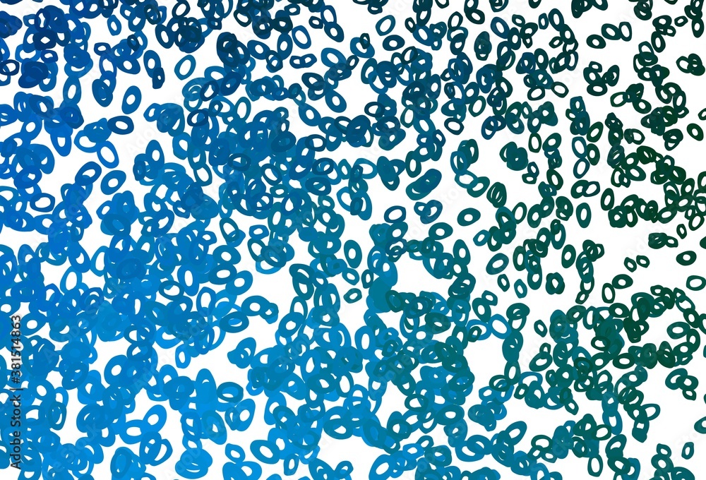 Dark Blue, Green vector pattern with spheres. Dark Blue, Green vector pattern with spheres.