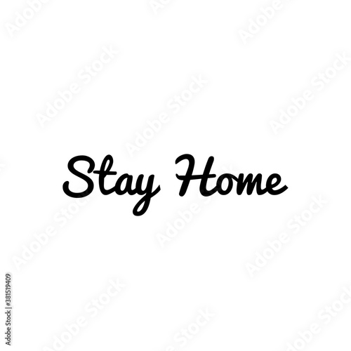 ''Stay home'' sign