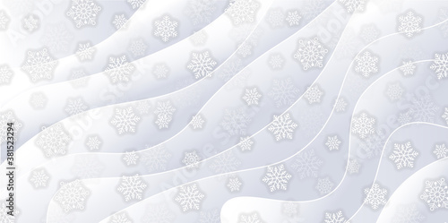 クリスマス　雪　冬　背景