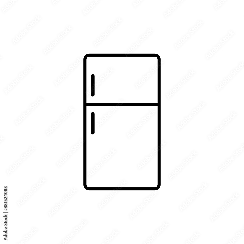 refrigerator flat icon vector illustration refrigerator flat icon vector illustration