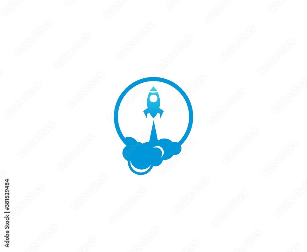 Rocket logo Rocket logo