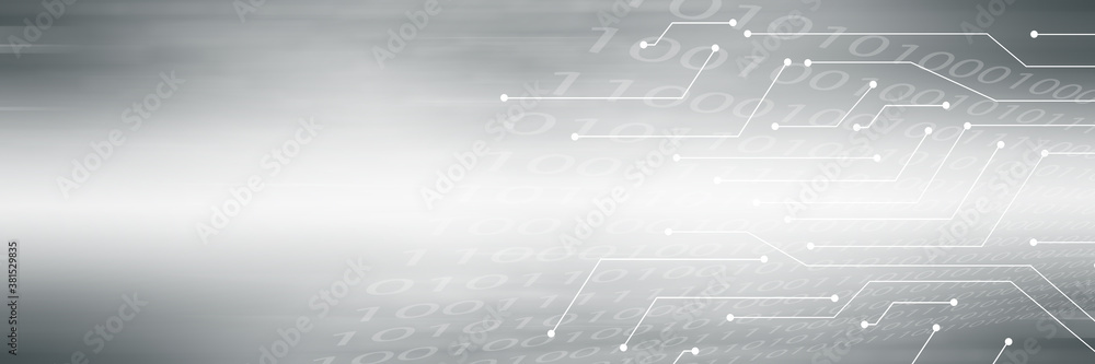 Obraz premium Gray halftone pattern with white line motion backdrop wallpaper. Clean Grey geometric background.