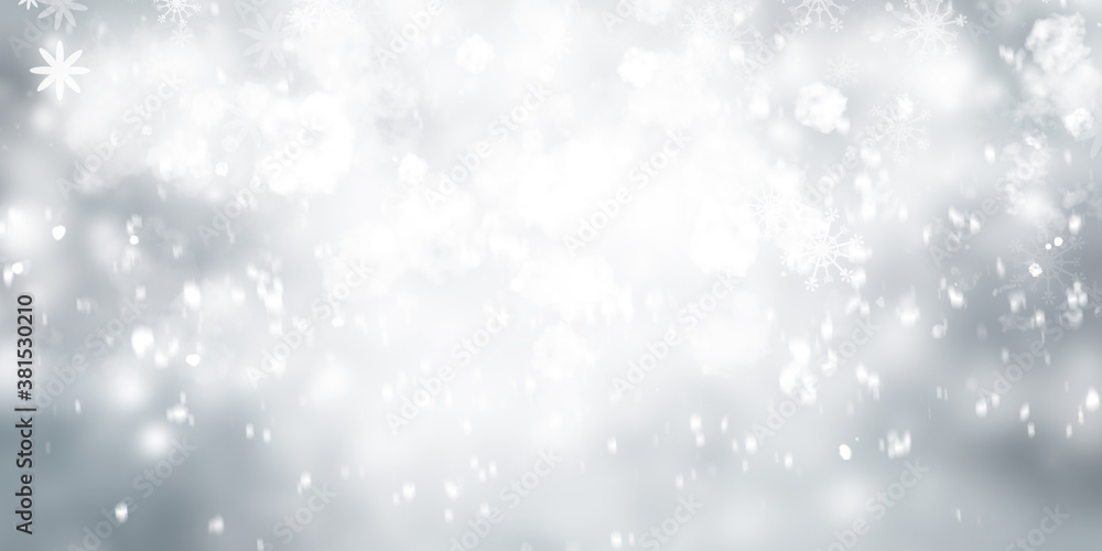 white and gray snow blur abstract background