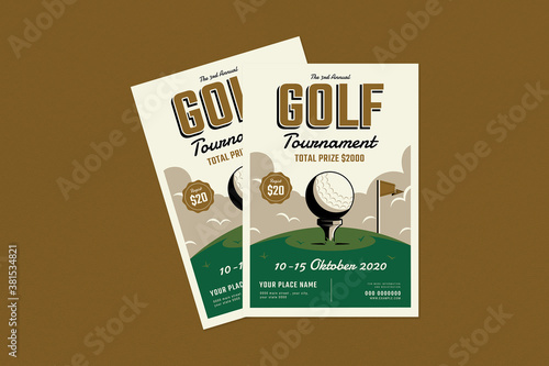 Golf Tournament Flyer Template