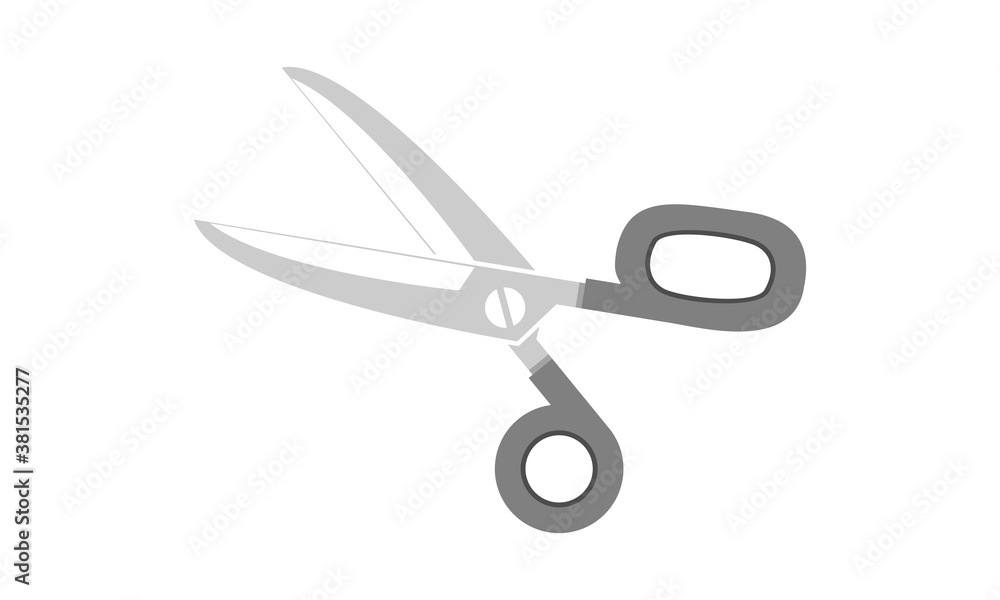 Scissor illustration logo icon Scissor illustration logo icon