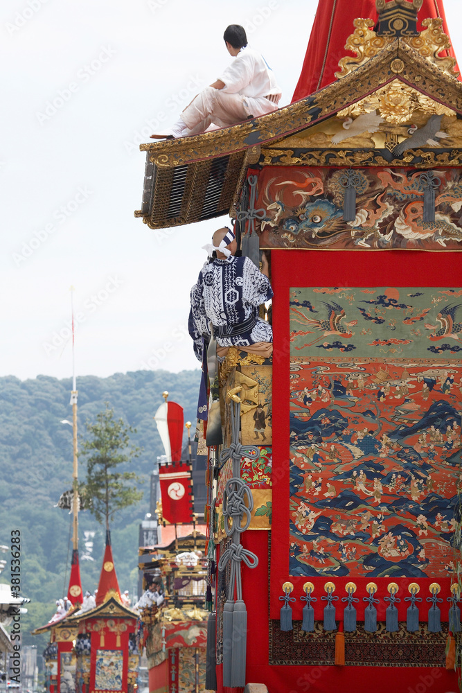 祇園祭、山鉾巡行