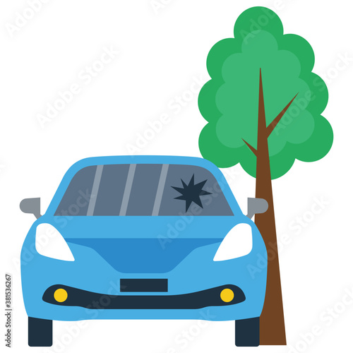 Crash Into Tree